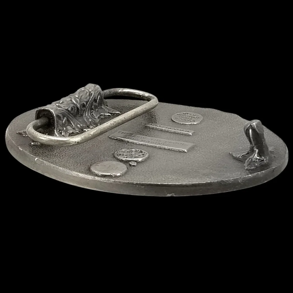 1982 US‎ Marines Belt Buckle Iwo Jima Bergamot Brass Works The Few The Proud USA